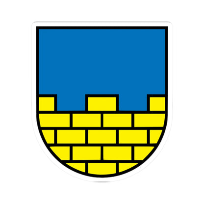 DEU Oberlausitz COA (Denmark) (Coat of Arms) STICKER Vinyl Kiss-Cut Decal 2 Inch White - The Sticker Space