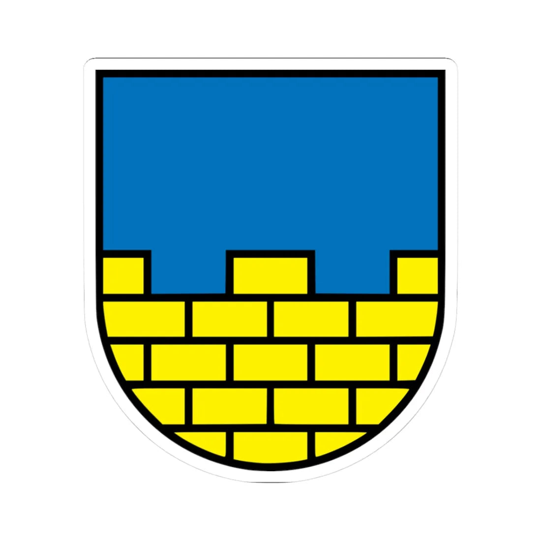 DEU Oberlausitz COA (Denmark) (Coat of Arms) STICKER Vinyl Kiss-Cut Decal - The Sticker Space