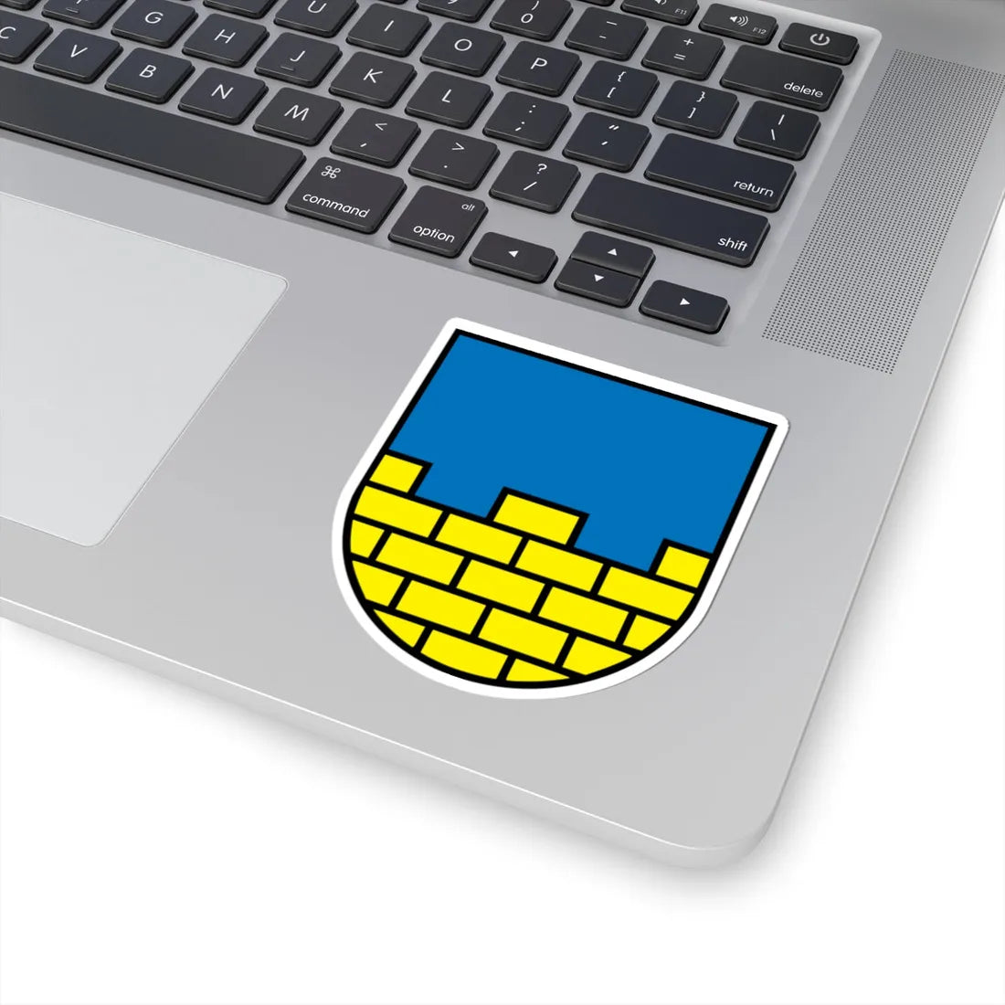 DEU Oberlausitz COA (Denmark) (Coat of Arms) STICKER Vinyl Kiss-Cut Decal - The Sticker Space