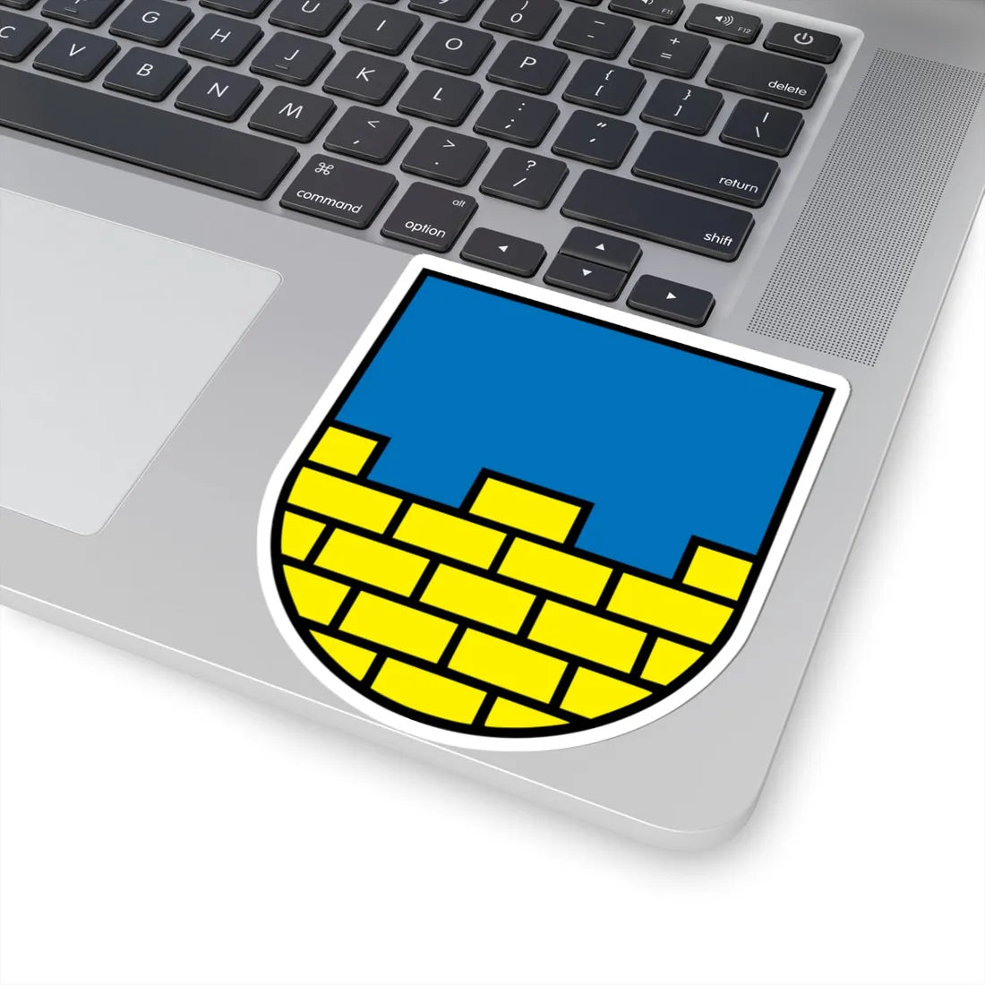 DEU Oberlausitz COA (Denmark) (Coat of Arms) STICKER Vinyl Kiss-Cut Decal - The Sticker Space