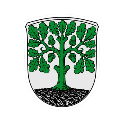 DEU Obernhain COA (Germany) (Coat of Arms) STICKER Vinyl Kiss-Cut Decal 2 Inch White - The Sticker Space