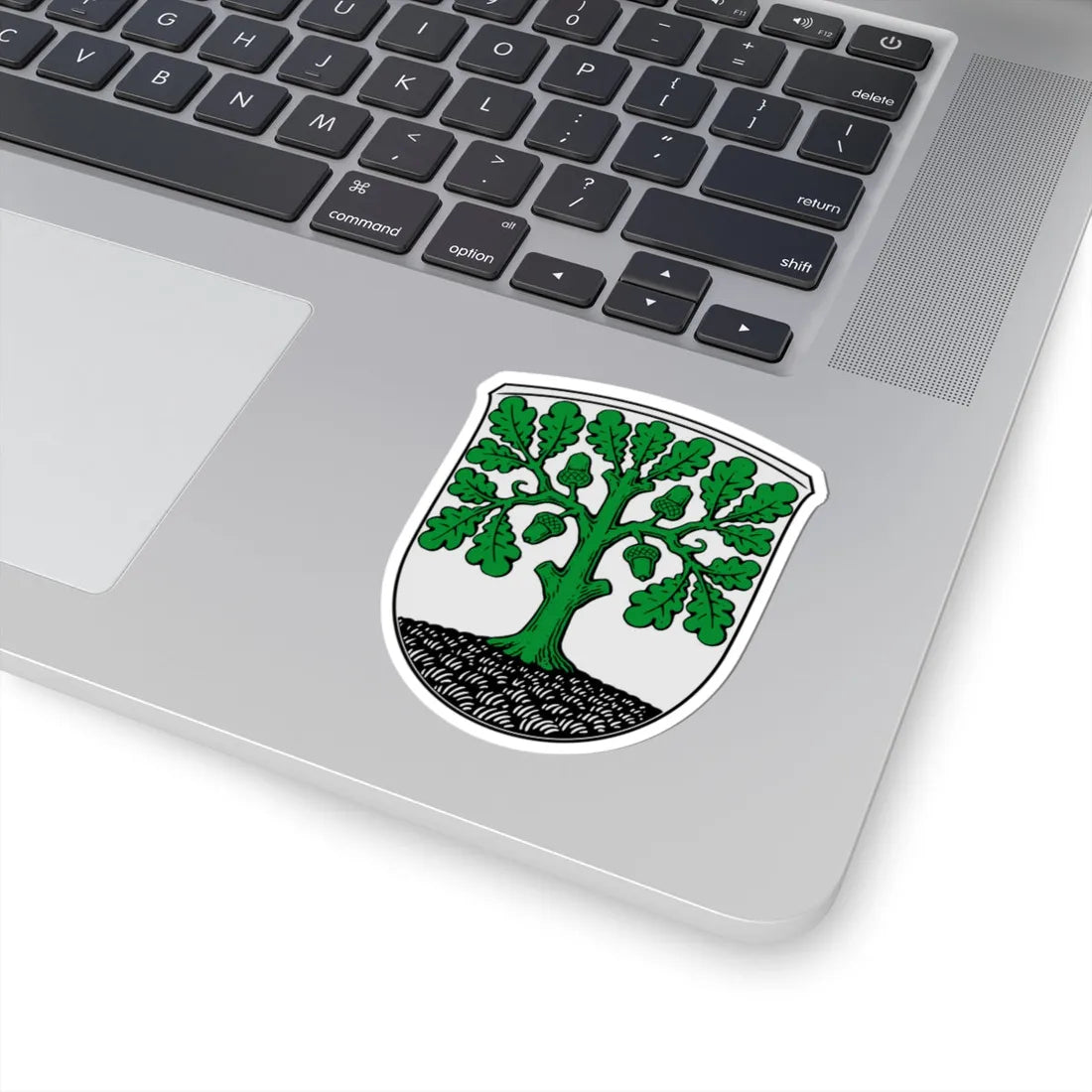 DEU Obernhain COA (Germany) (Coat of Arms) STICKER Vinyl Kiss-Cut Decal - The Sticker Space