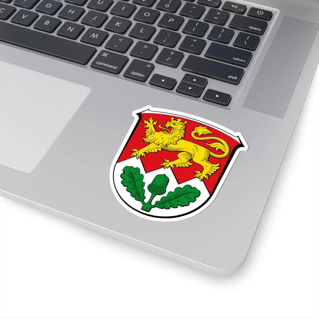 DEU Obertshausen COA (Germany) (Coat of Arms) STICKER Vinyl Kiss-Cut Decal - The Sticker Space
