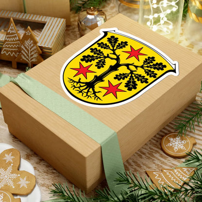 DEU Odenwaldkreis COA (Germany) (Coat of Arms) STICKER Vinyl Kiss-Cut Decal - The Sticker Space