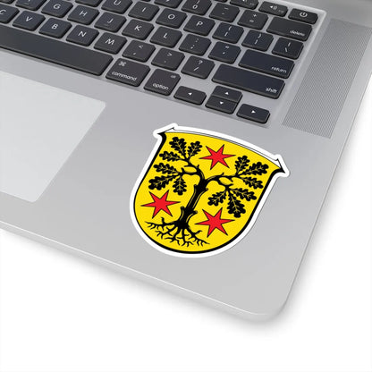 DEU Odenwaldkreis COA (Germany) (Coat of Arms) STICKER Vinyl Kiss-Cut Decal - The Sticker Space