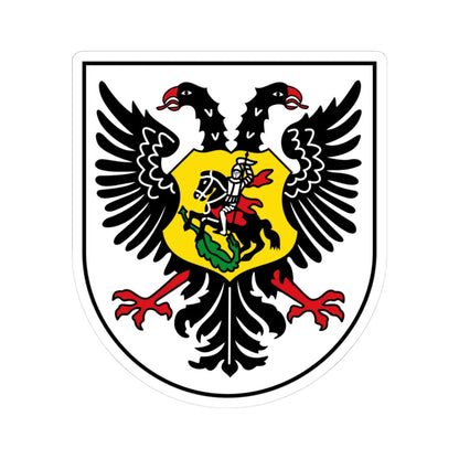 DEU Ortenaukreis COA (Germany) (Coat of Arms) STICKER Vinyl Kiss-Cut Decal 3 Inch White - The Sticker Space