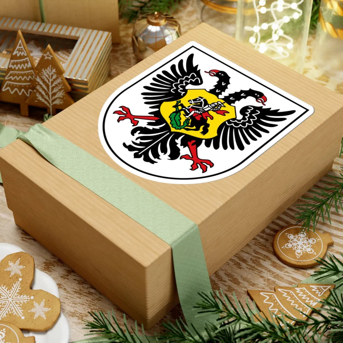 DEU Ortenaukreis COA (Germany) (Coat of Arms) STICKER Vinyl Kiss-Cut Decal - The Sticker Space