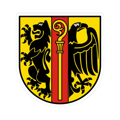 DEU Ostalbkreis COA (Germany) (Coat of Arms) STICKER Vinyl Kiss-Cut Decal 3 Inch White - The Sticker Space