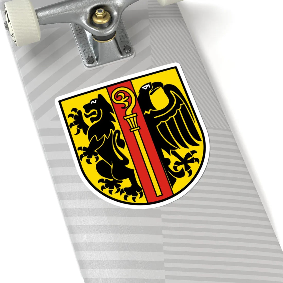 DEU Ostalbkreis COA (Germany) (Coat of Arms) STICKER Vinyl Kiss-Cut Decal - The Sticker Space