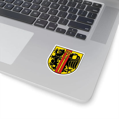 DEU Ostalbkreis COA (Germany) (Coat of Arms) STICKER Vinyl Kiss-Cut Decal - The Sticker Space