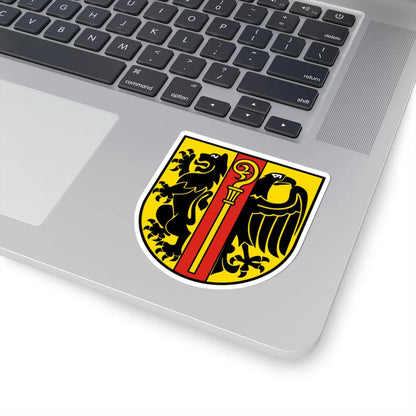 DEU Ostalbkreis COA (Germany) (Coat of Arms) STICKER Vinyl Kiss-Cut Decal - The Sticker Space