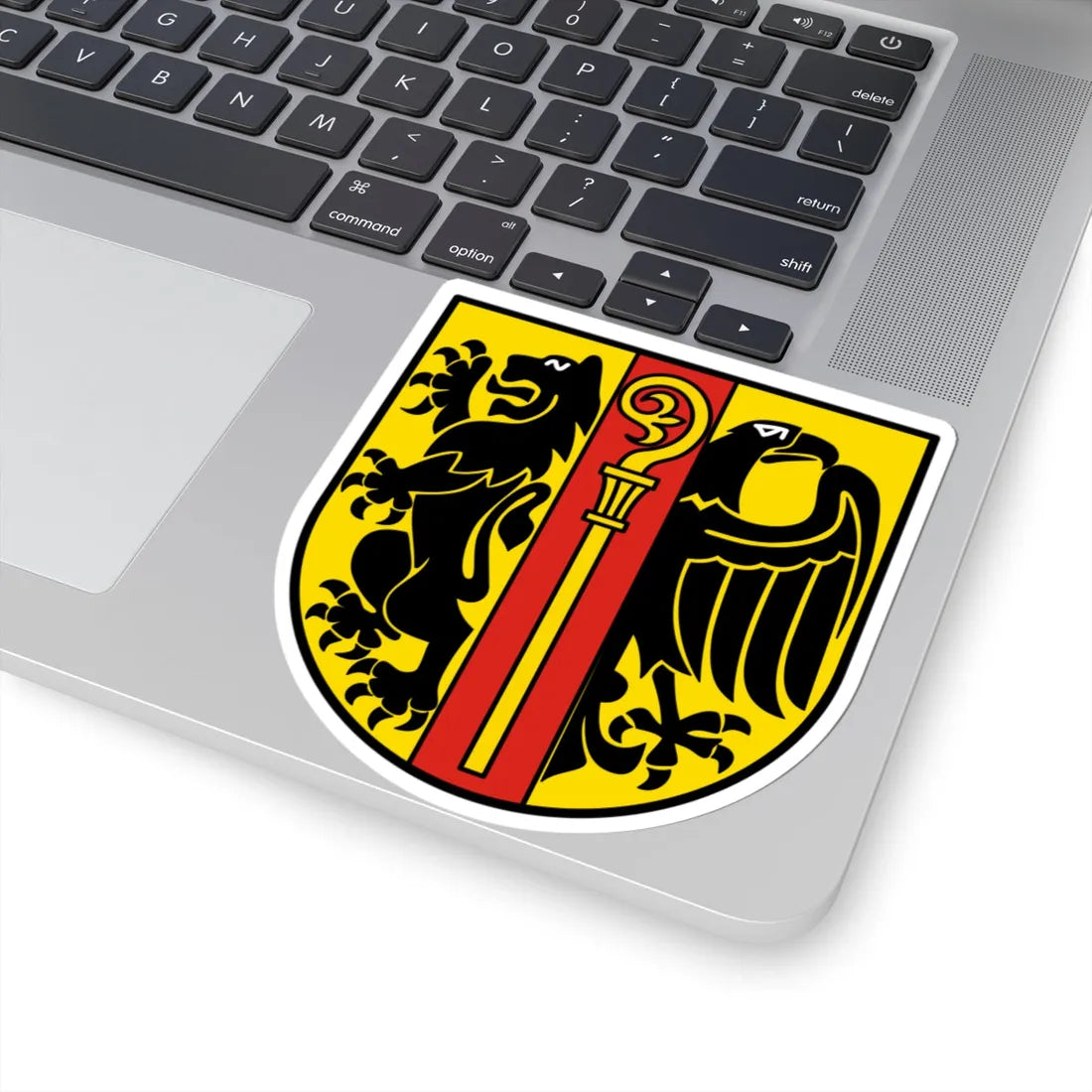 DEU Ostalbkreis COA (Germany) (Coat of Arms) STICKER Vinyl Kiss-Cut Decal - The Sticker Space