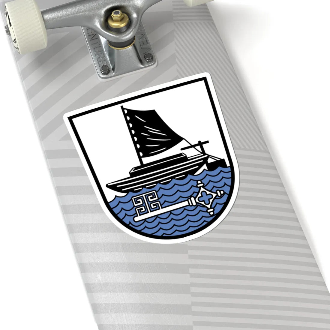 DEU Osterholz COA (Germany) (Coat of Arms) STICKER Vinyl Kiss-Cut Decal - The Sticker Space