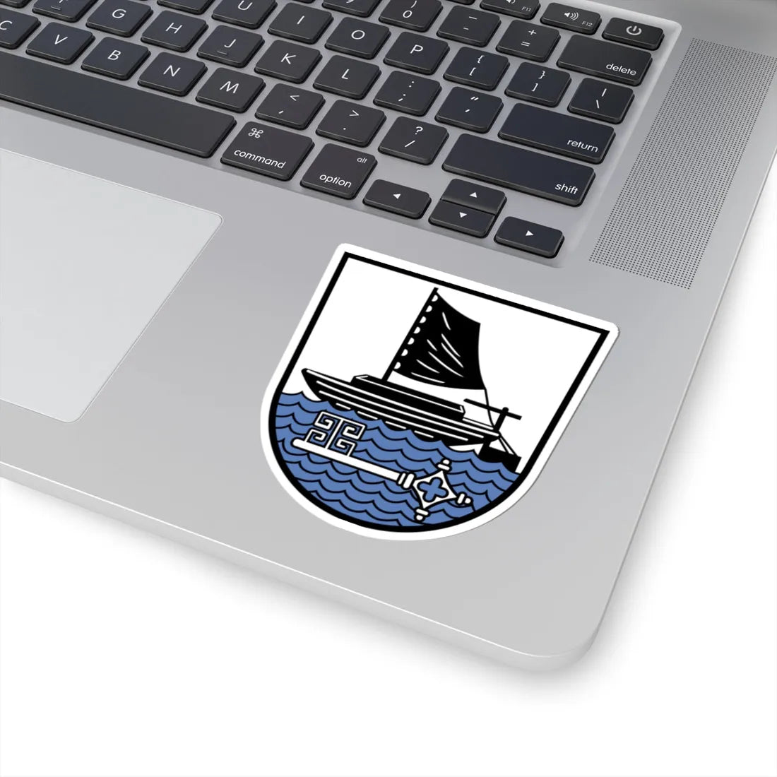 DEU Osterholz COA (Germany) (Coat of Arms) STICKER Vinyl Kiss-Cut Decal - The Sticker Space