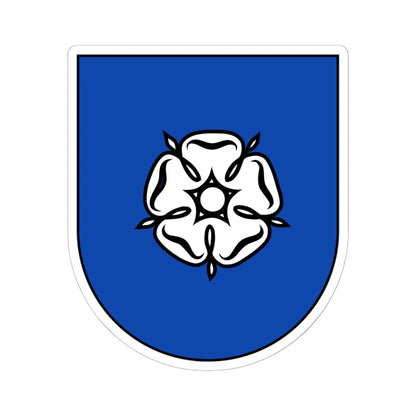 DEU Ottweiler 1975 COA (Germany) (Coat of Arms) STICKER Vinyl Kiss-Cut Decal 6 Inch White - The Sticker Space