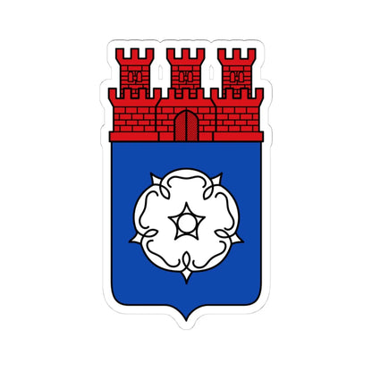 DEU Ottweiler COA (Germany) (Coat of Arms) STICKER Vinyl Kiss-Cut Decal 4 Inch White - The Sticker Space