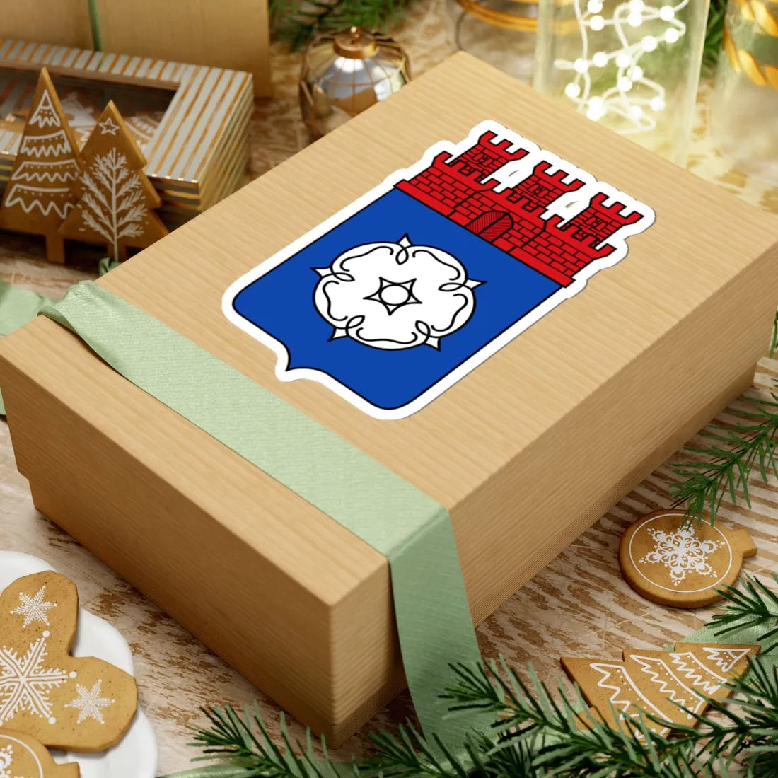 DEU Ottweiler COA (Germany) (Coat of Arms) STICKER Vinyl Kiss-Cut Decal - The Sticker Space