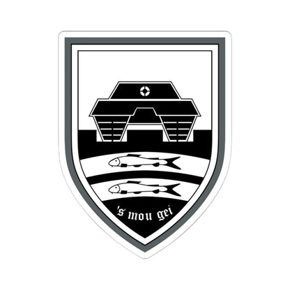 DEU Panzerbataillon 104 CoA (Germany) (Coat of Arms) STICKER Vinyl Kiss-Cut Decal 6 Inch White - The Sticker Space