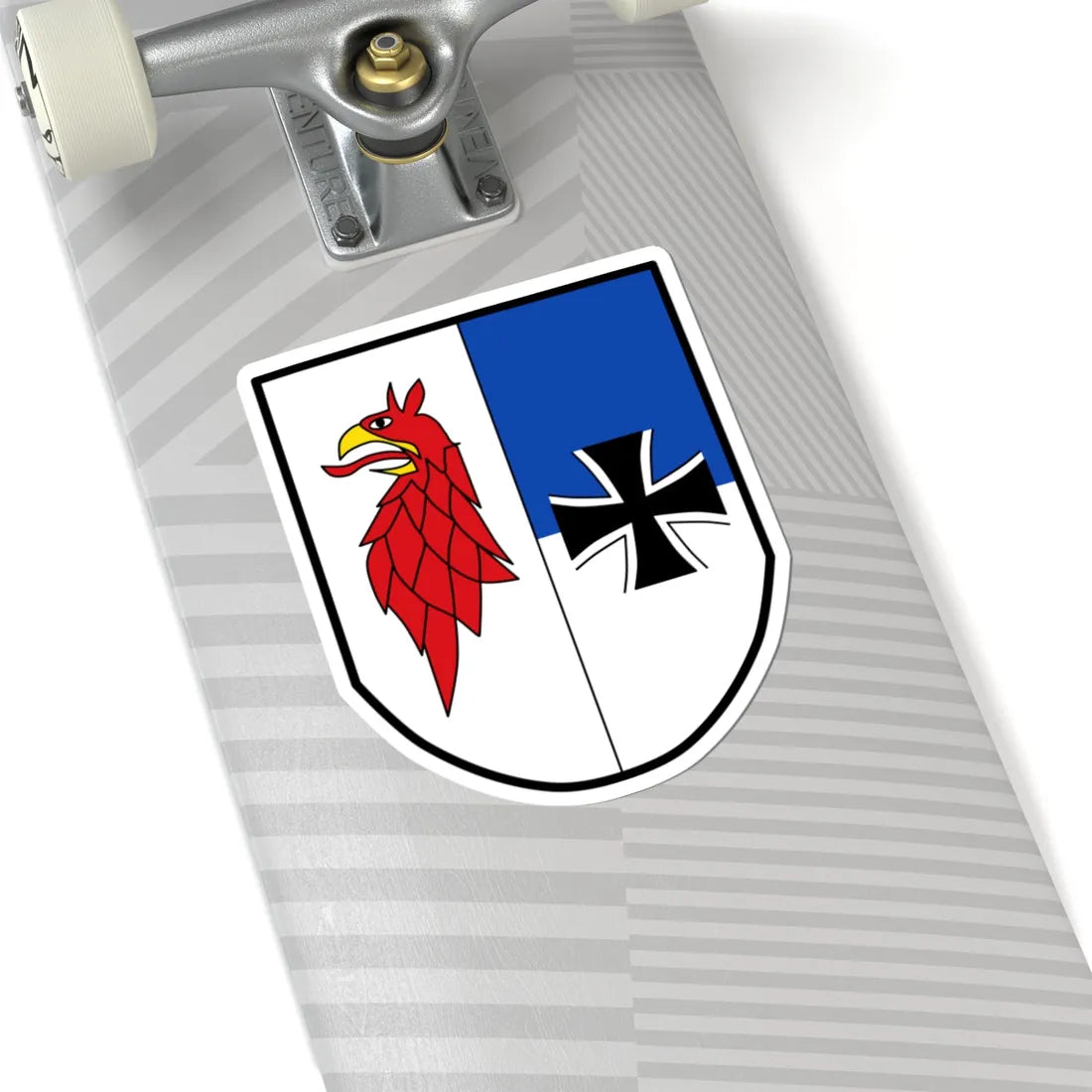 DEU Panzerbataillon 413 COA (Germany) (Coat of Arms) STICKER Vinyl Kiss-Cut Decal - The Sticker Space