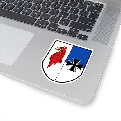 DEU Panzerbataillon 413 COA (Germany) (Coat of Arms) STICKER Vinyl Kiss-Cut Decal - The Sticker Space