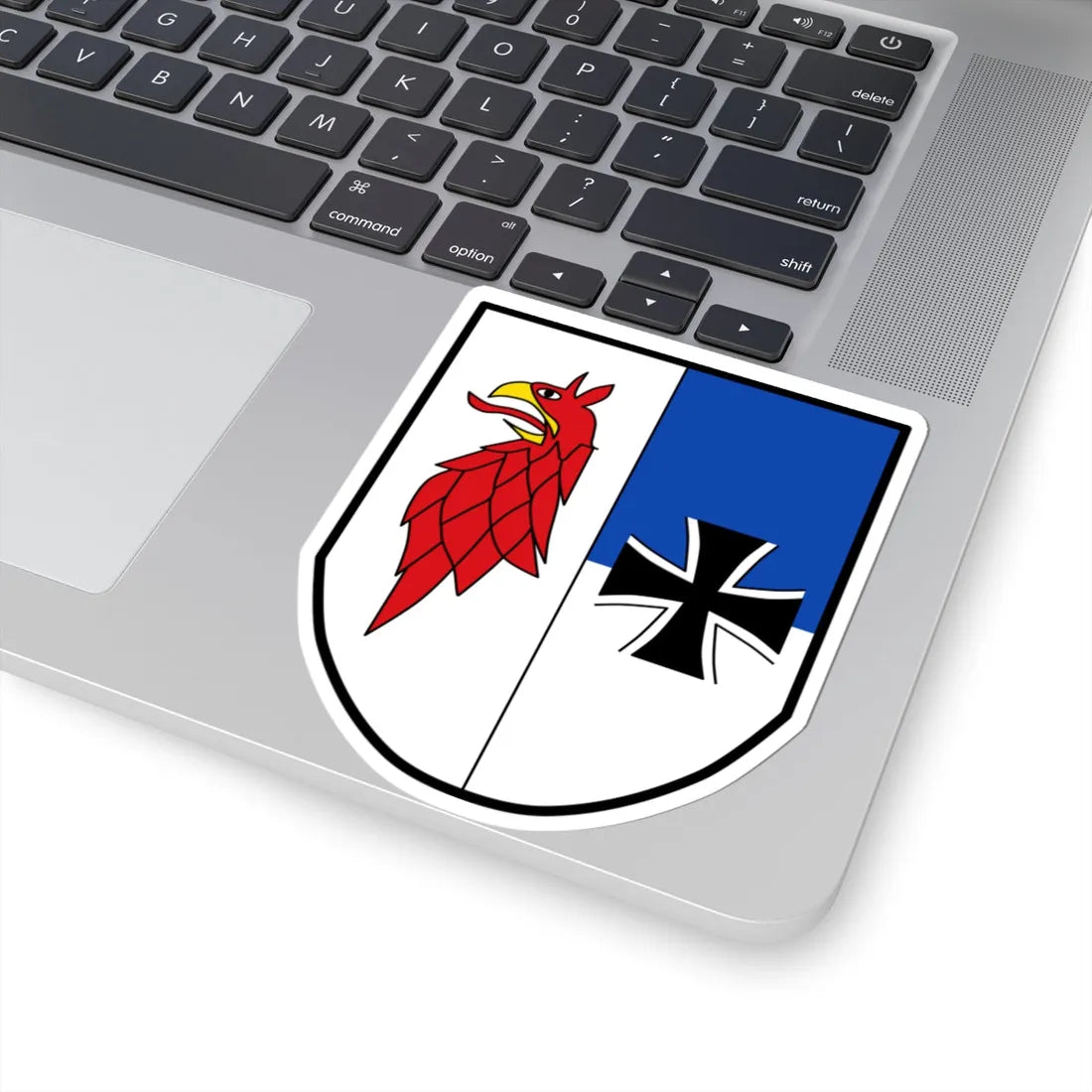 DEU Panzerbataillon 413 COA (Germany) (Coat of Arms) STICKER Vinyl Kiss-Cut Decal - The Sticker Space