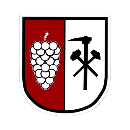 DEU Pesterwitz COA (Germany) (Coat of Arms) STICKER Vinyl Kiss-Cut Decal 6 Inch White - The Sticker Space