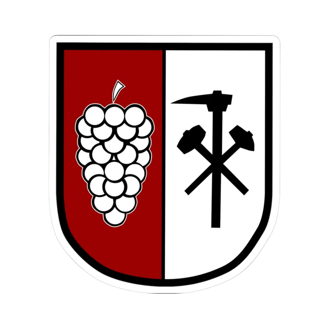 DEU Pesterwitz COA (Germany) (Coat of Arms) STICKER Vinyl Kiss-Cut Decal - The Sticker Space