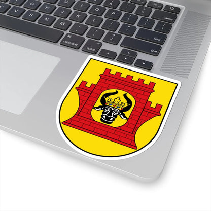 DEU Plau am See COA (Germany) (Coat of Arms) STICKER Vinyl Kiss-Cut Decal - The Sticker Space
