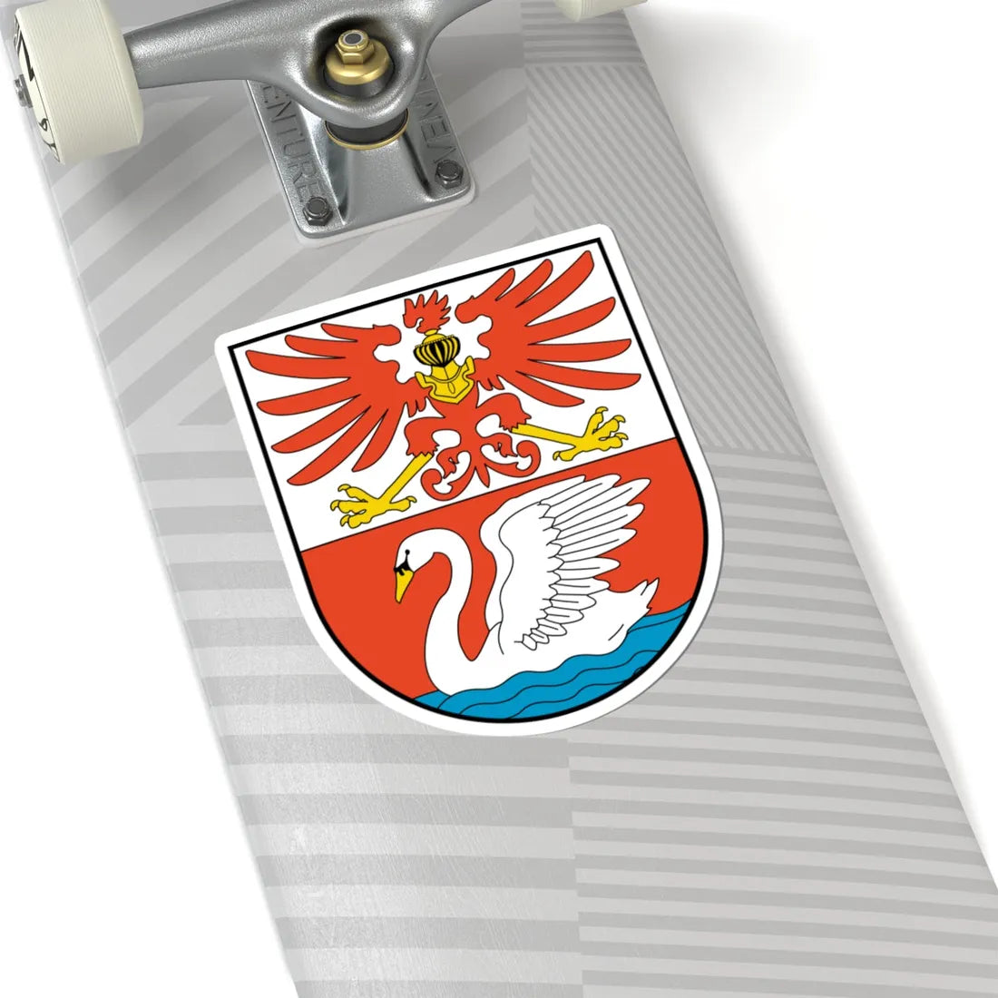 DEU Prenzlau COA (Germany) (Coat of Arms) STICKER Vinyl Kiss-Cut Decal - The Sticker Space