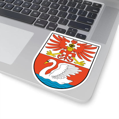 DEU Prenzlau COA (Germany) (Coat of Arms) STICKER Vinyl Kiss-Cut Decal - The Sticker Space