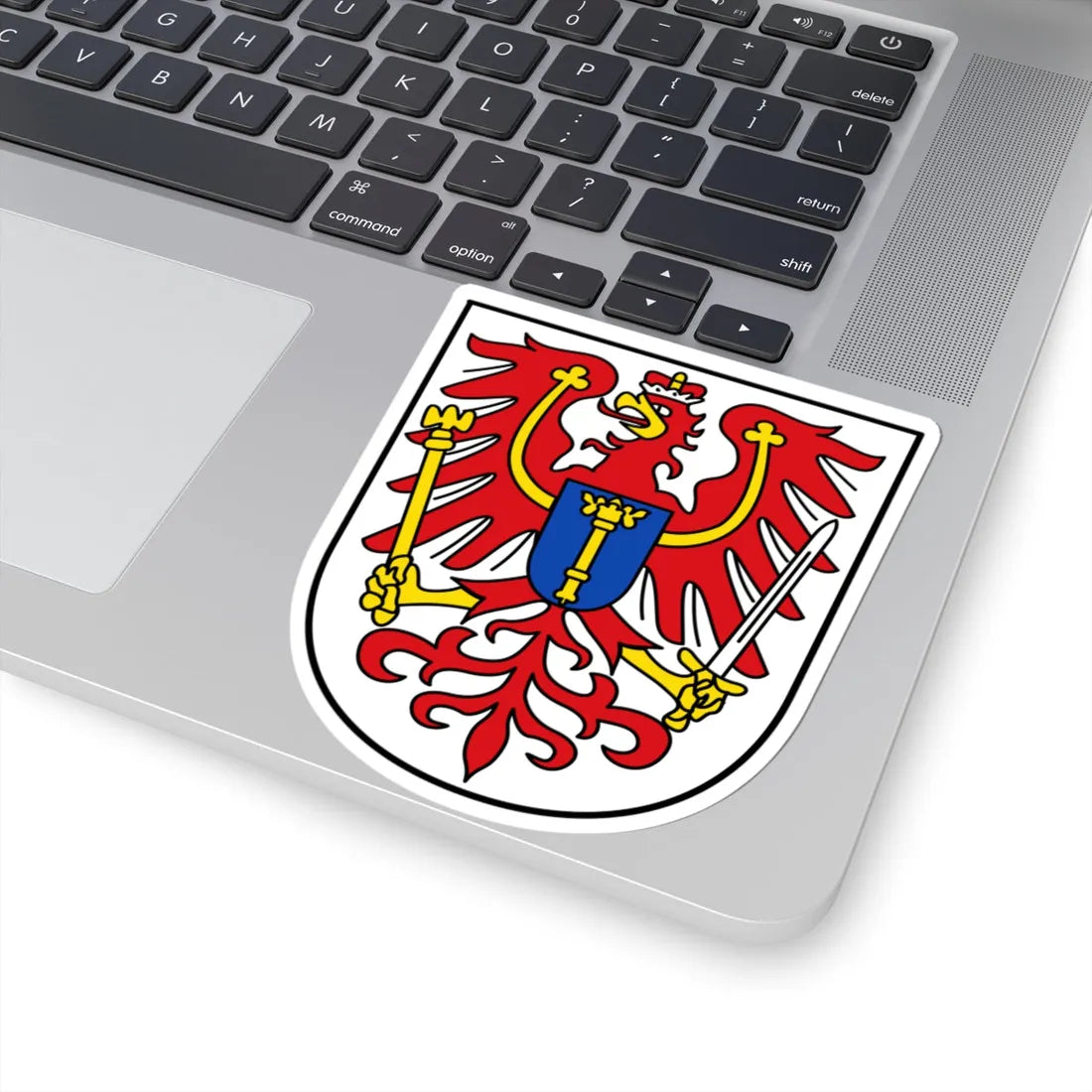 DEU Provinz Brandenburg 1864-1945 COA (Germany) (Coat of Arms) STICKER Vinyl Kiss-Cut Decal - The Sticker Space