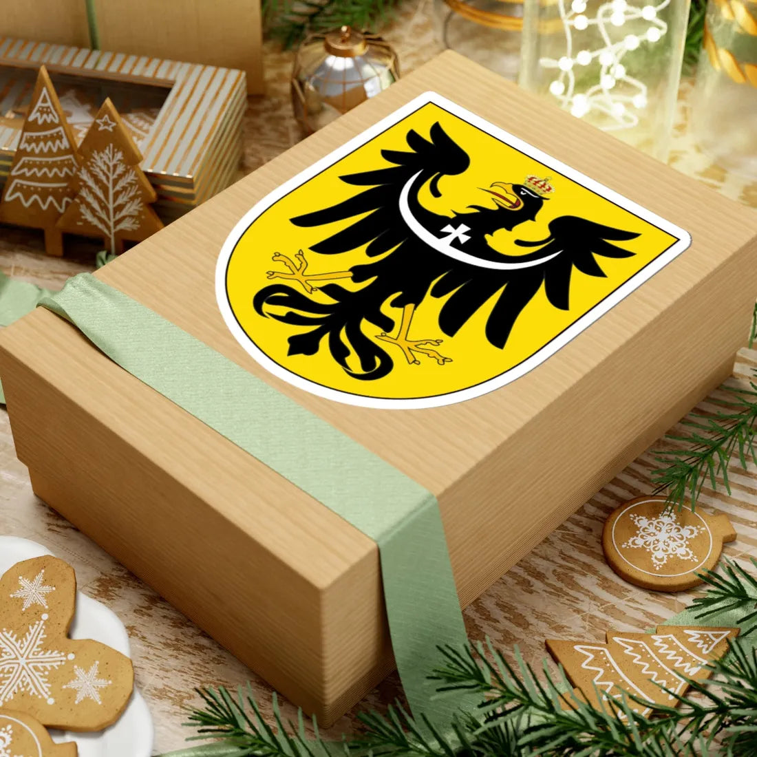 DEU Provinz Schlesien COA (Germany) (Coat of Arms) STICKER Vinyl Kiss-Cut Decal - The Sticker Space