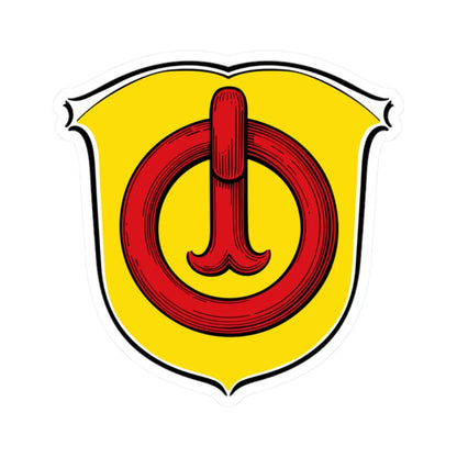 DEU Raunheim COA (Germany) (Coat of Arms) STICKER Vinyl Kiss-Cut Decal 2 Inch White - The Sticker Space