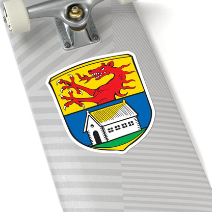 DEU Reichersbeuern COA (Germany) (Coat of Arms) STICKER Vinyl Kiss-Cut Decal - The Sticker Space