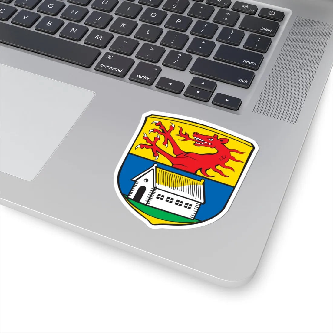 DEU Reichersbeuern COA (Germany) (Coat of Arms) STICKER Vinyl Kiss-Cut Decal - The Sticker Space