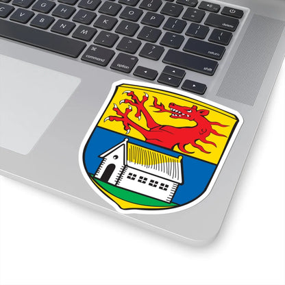 DEU Reichersbeuern COA (Germany) (Coat of Arms) STICKER Vinyl Kiss-Cut Decal - The Sticker Space