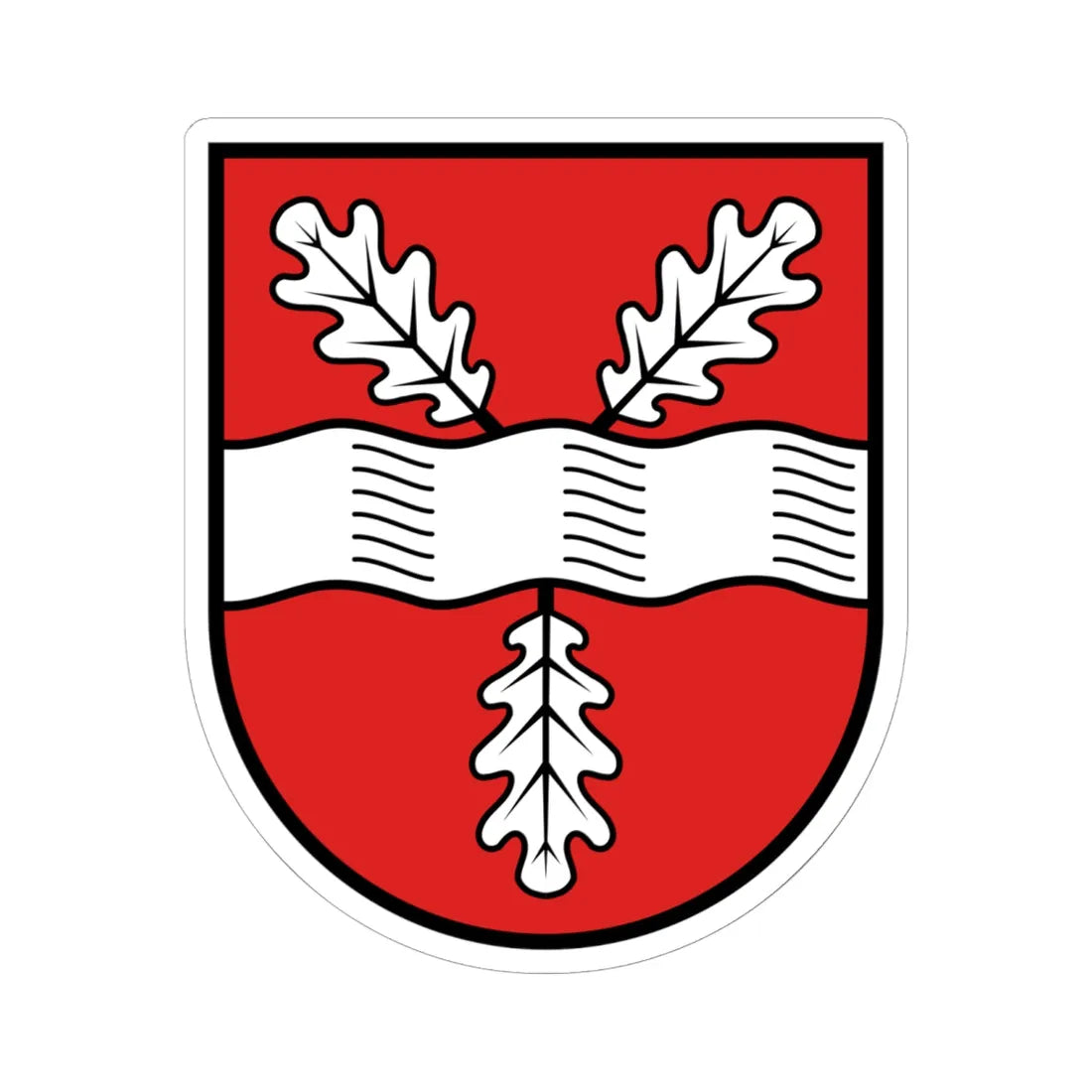 DEU Reinbek COA (Germany) (Coat of Arms) STICKER Vinyl Kiss-Cut Decal - The Sticker Space