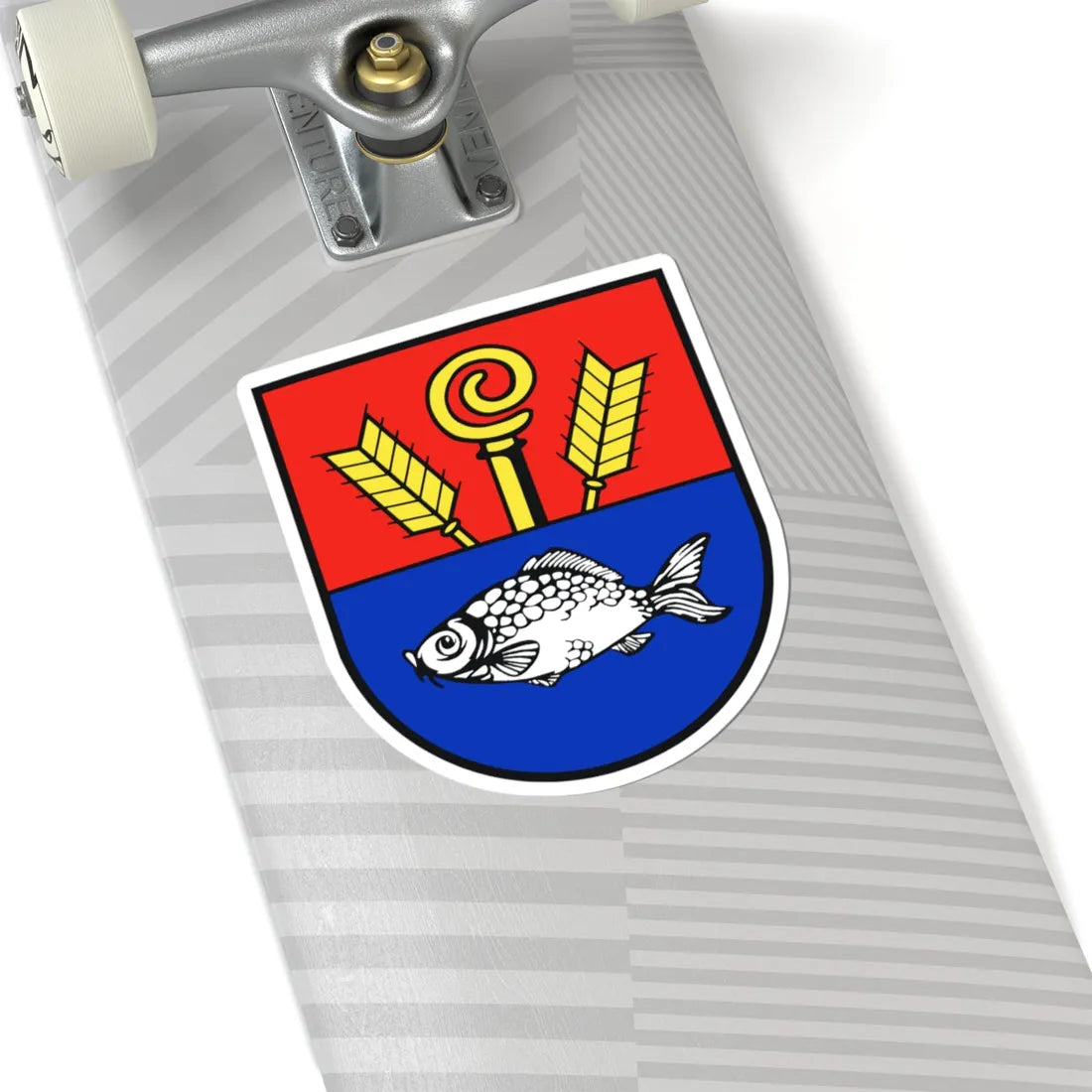 DEU Reinfeld Holstein COA (Germany) (Coat of Arms) STICKER Vinyl Kiss-Cut Decal - The Sticker Space