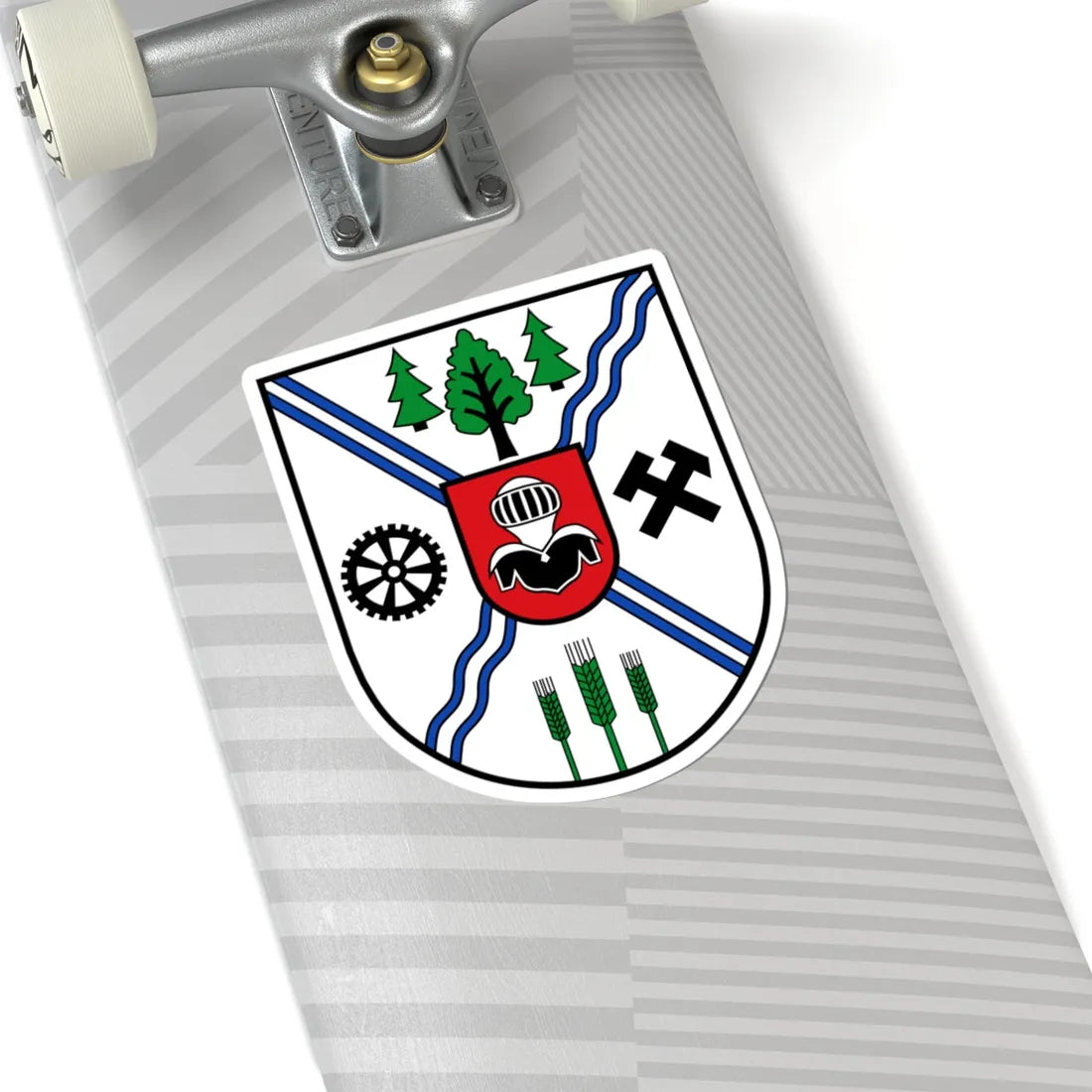 DEU Reinhardtsgrimma COA (Germany) (Coat of Arms) STICKER Vinyl Kiss-Cut Decal - The Sticker Space