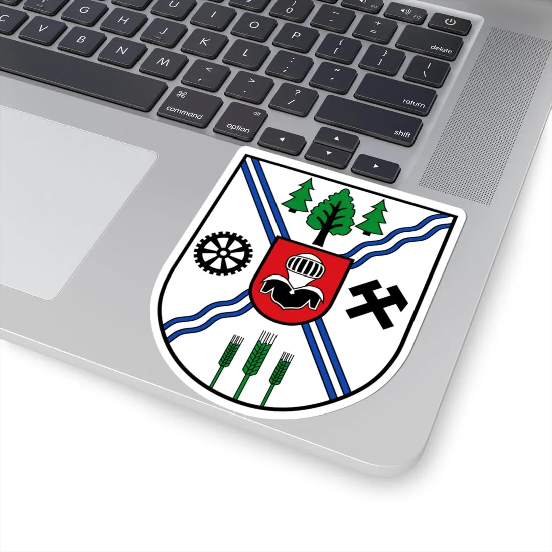 DEU Reinhardtsgrimma COA (Germany) (Coat of Arms) STICKER Vinyl Kiss-Cut Decal - The Sticker Space