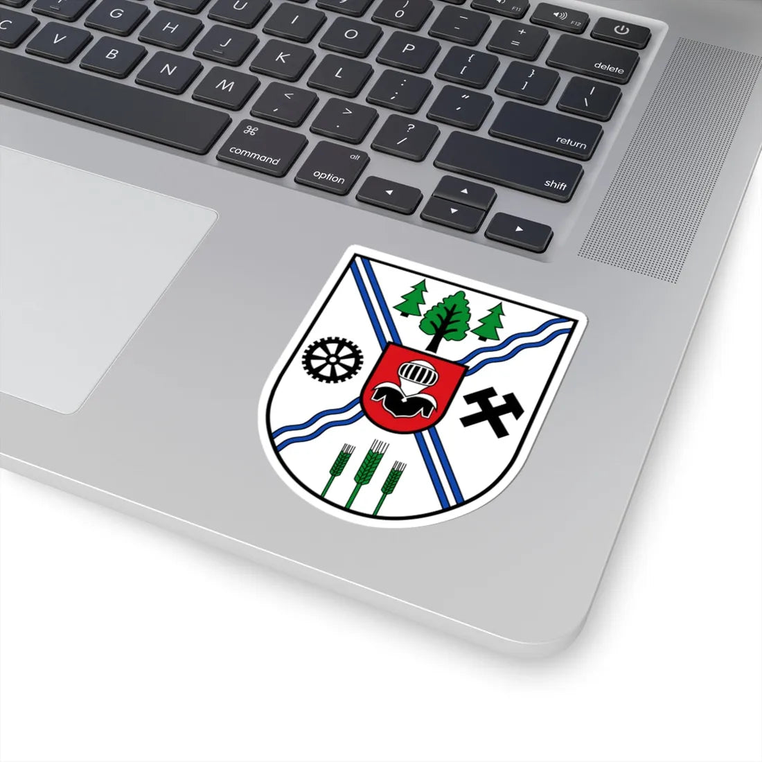 DEU Reinhardtsgrimma COA (Germany) (Coat of Arms) STICKER Vinyl Kiss-Cut Decal - The Sticker Space