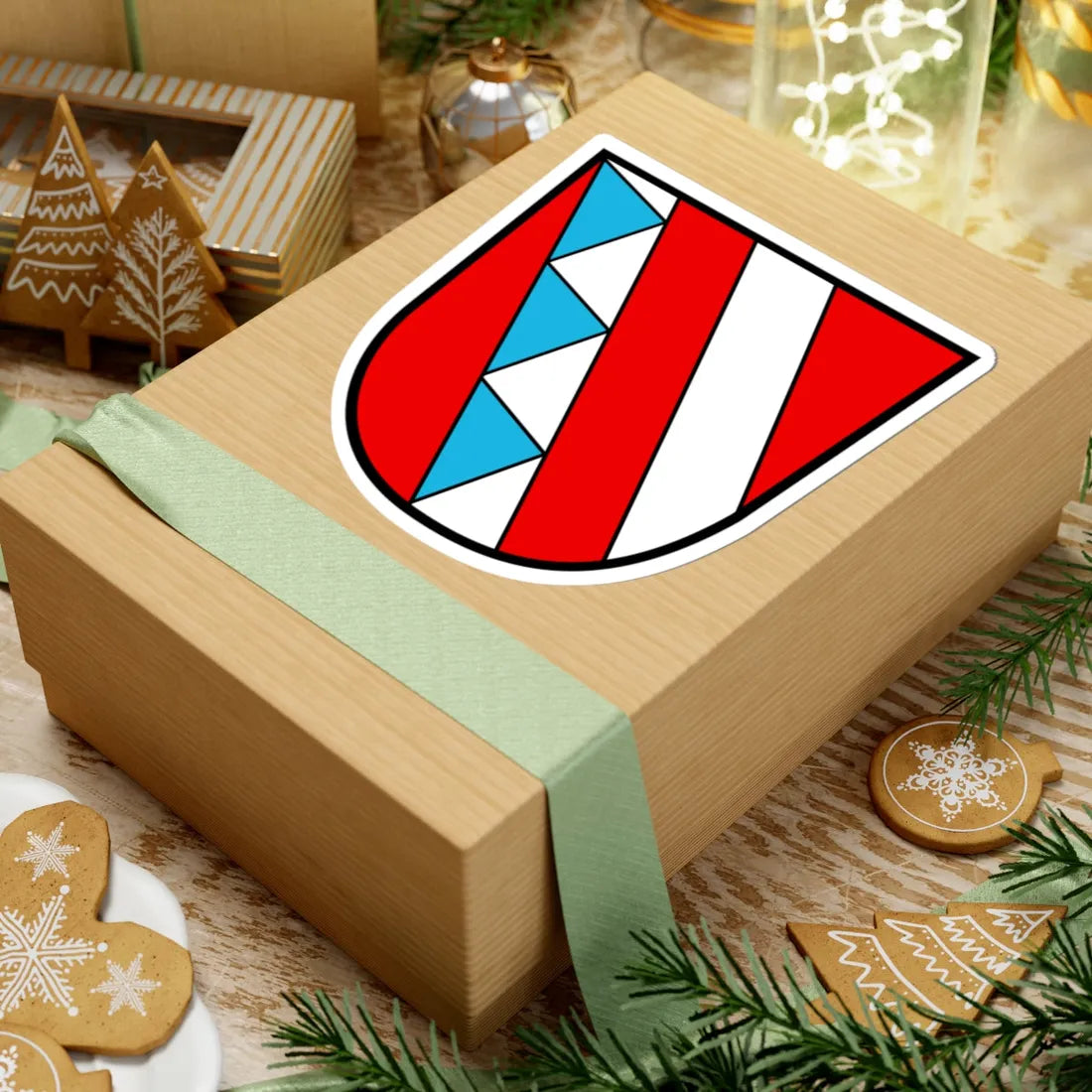 DEU Reuth bei Erbendorf COA (Germany) (Coat of Arms) STICKER Vinyl Kiss-Cut Decal - The Sticker Space