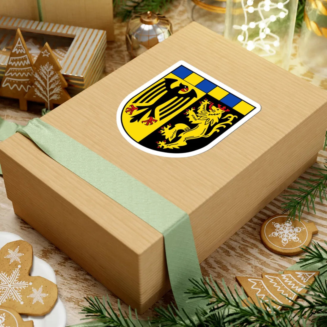 DEU Rhein-Hunsrueck-Kreis COA (Germany) (Coat of Arms) STICKER Vinyl Kiss-Cut Decal - The Sticker Space