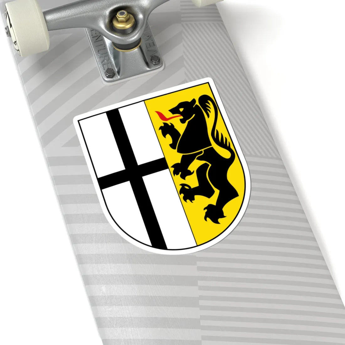 DEU Rhein-Kreis Neuss COA (Germany) (Coat of Arms) STICKER Vinyl Kiss-Cut Decal - The Sticker Space
