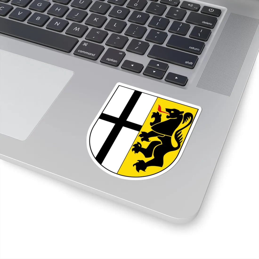 DEU Rhein-Kreis Neuss COA (Germany) (Coat of Arms) STICKER Vinyl Kiss-Cut Decal - The Sticker Space