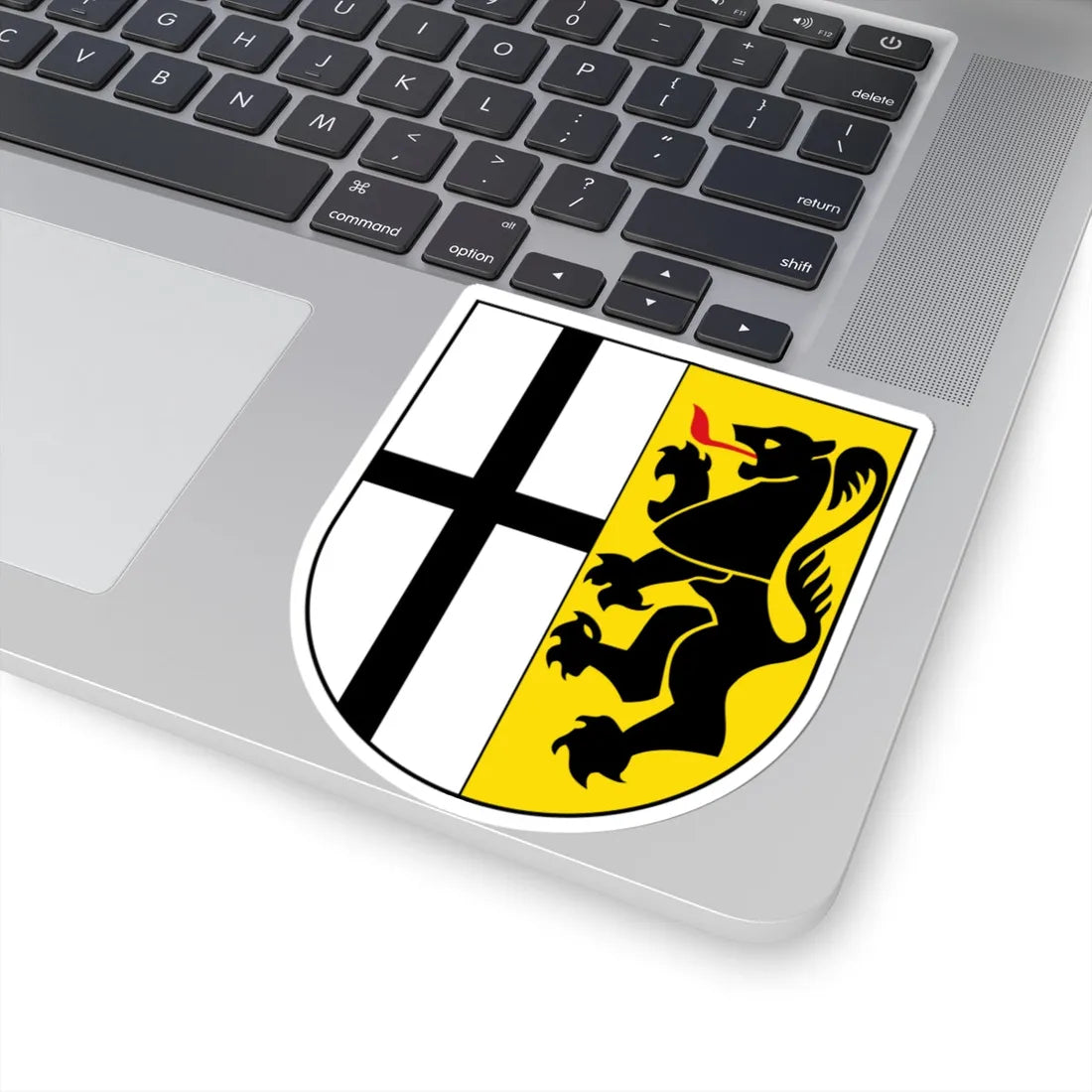 DEU Rhein-Kreis Neuss COA (Germany) (Coat of Arms) STICKER Vinyl Kiss-Cut Decal - The Sticker Space