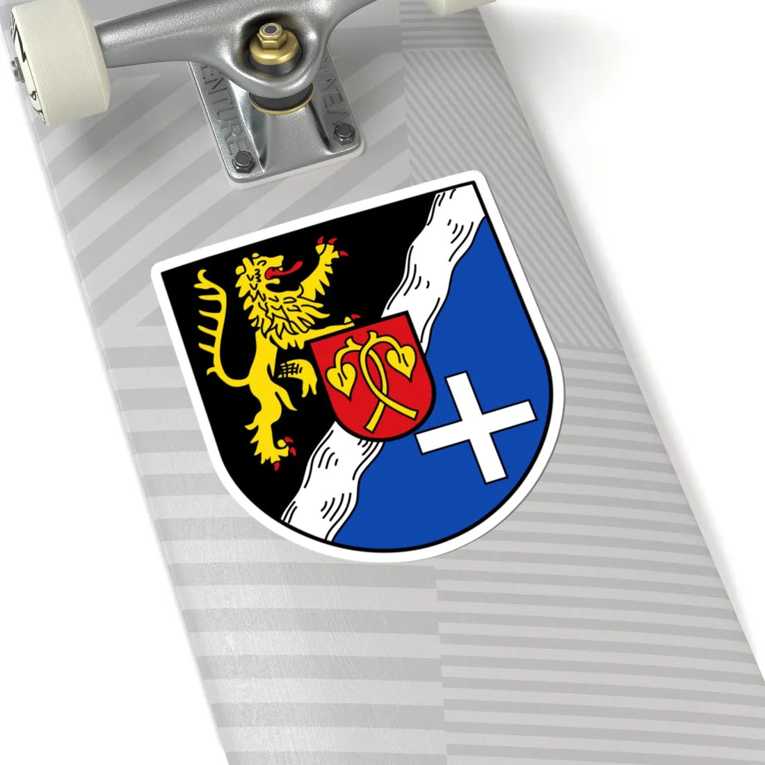 DEU Rhein-Pfalz-Kreis COA (Germany) (Coat of Arms) STICKER Vinyl Kiss-Cut Decal - The Sticker Space