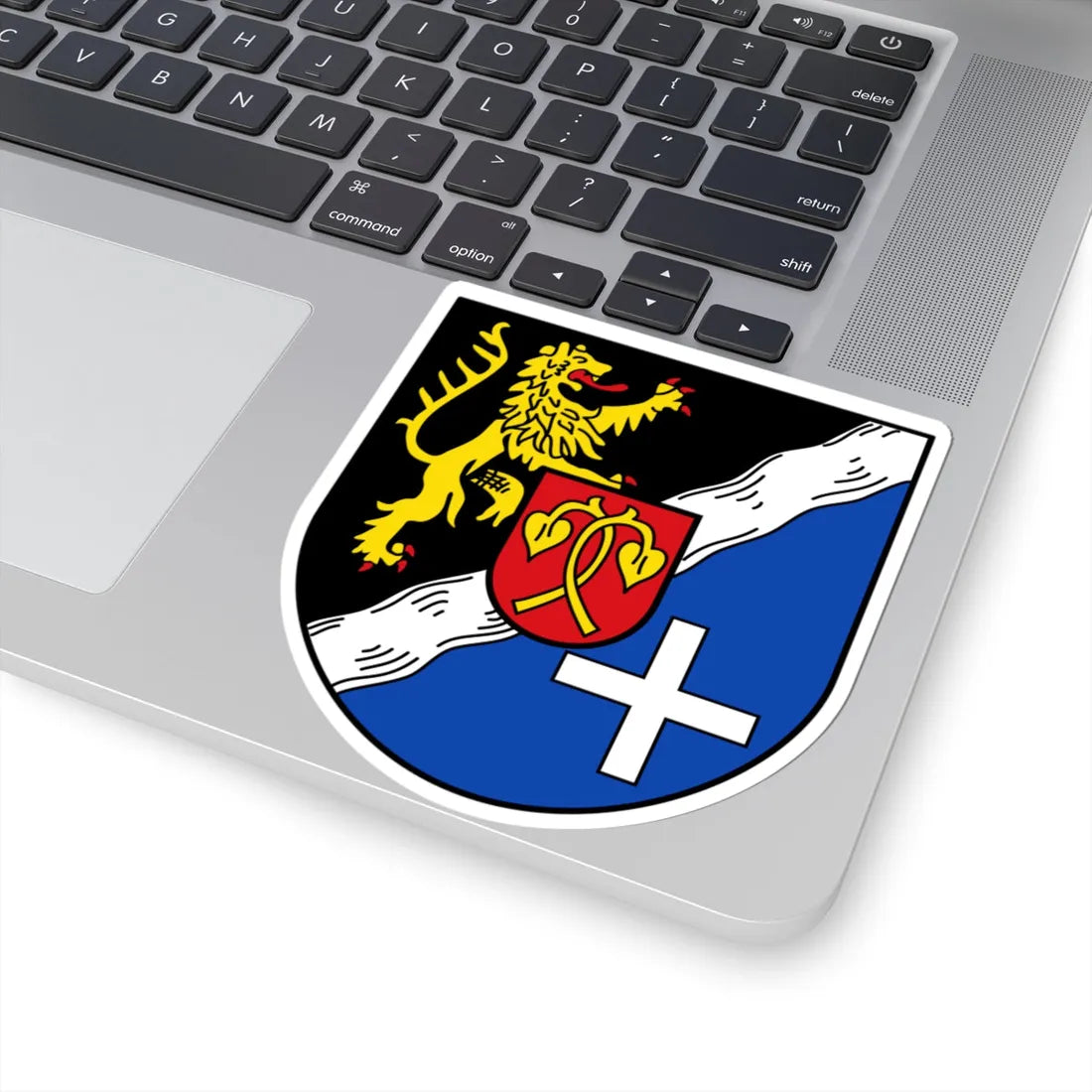 DEU Rhein-Pfalz-Kreis COA (Germany) (Coat of Arms) STICKER Vinyl Kiss-Cut Decal - The Sticker Space