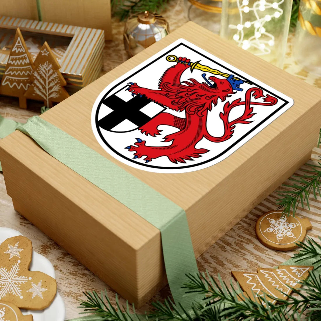 DEU Rhein-Sieg-Kreis COA (Germany) (Coat of Arms) STICKER Vinyl Kiss-Cut Decal - The Sticker Space