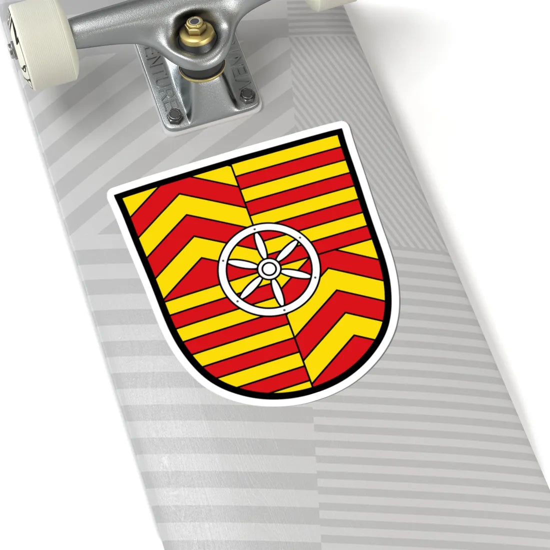 DEU Rieneck COA (Germany) (Coat of Arms) STICKER Vinyl Kiss-Cut Decal - The Sticker Space